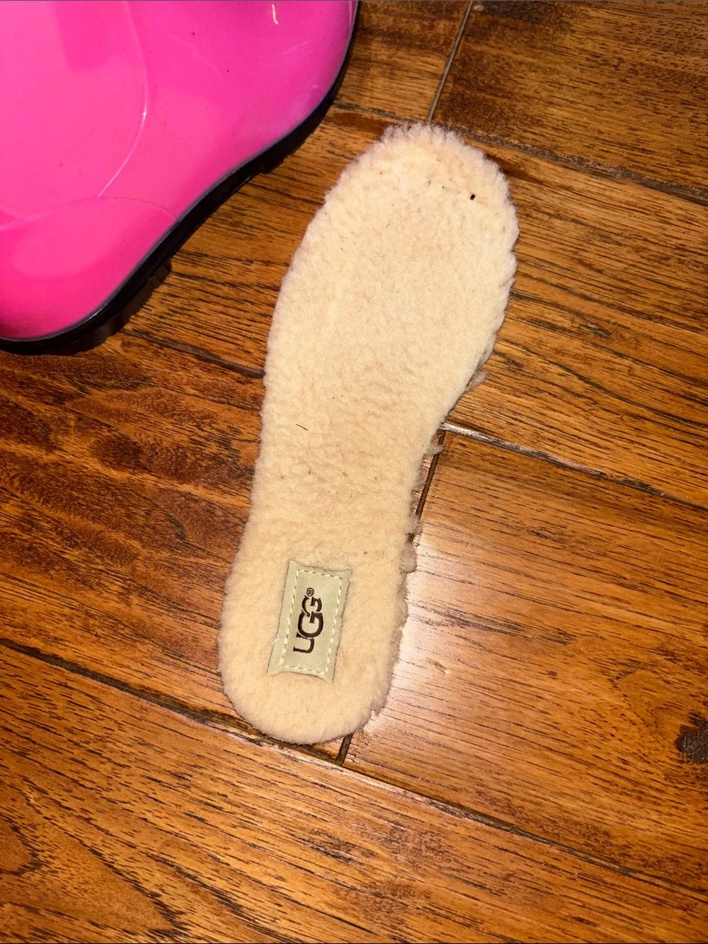 UGG Bright Pink Waterproof Mid-Calf Rain Boots